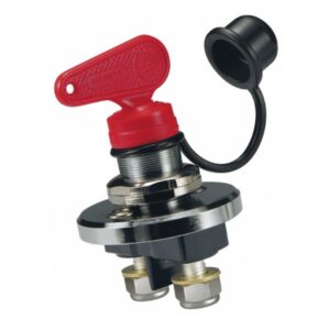 Stacca batteria unipolare in ottone